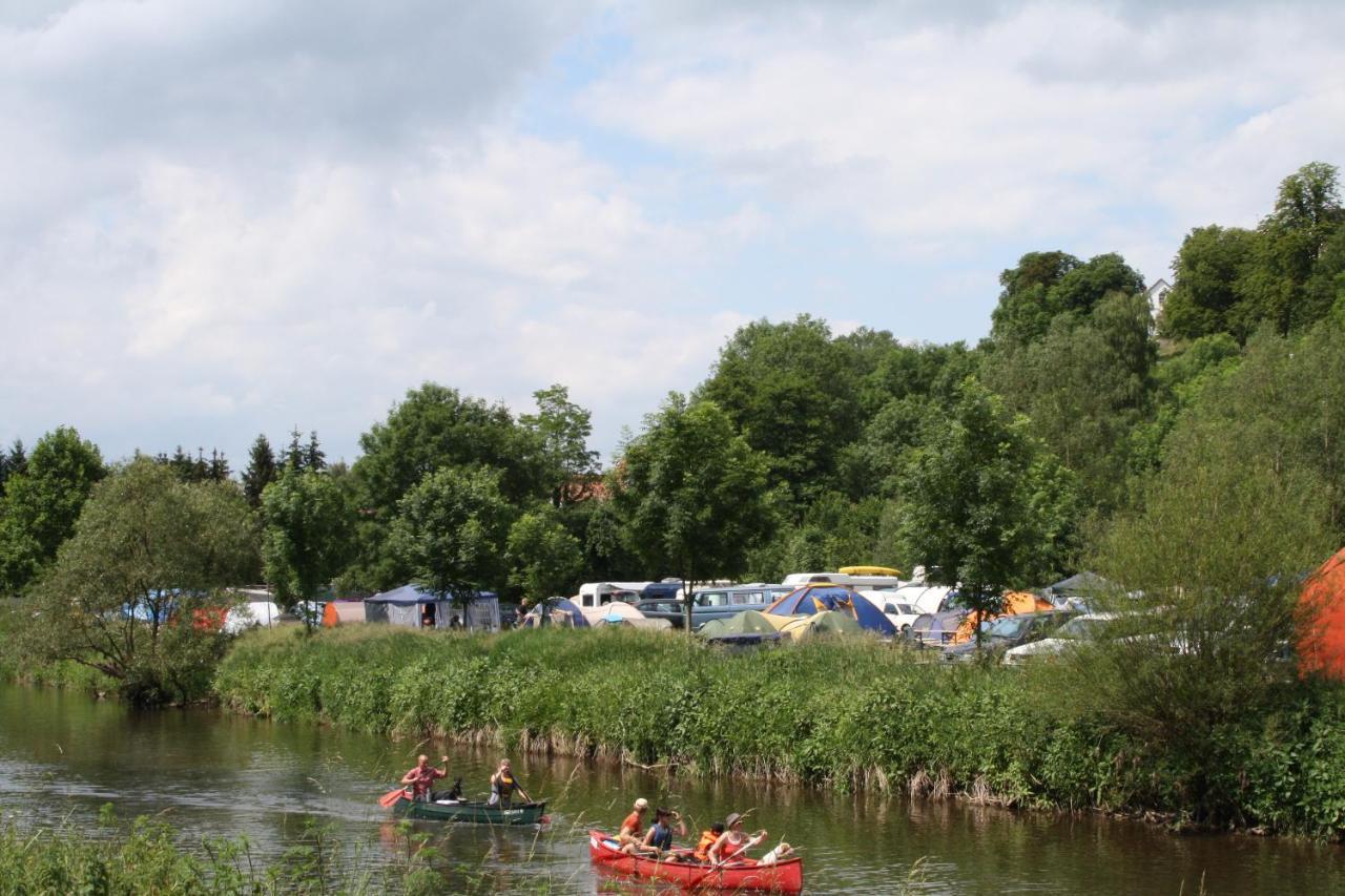 Ferienwohnungen Am Campingplatz Trendelburg Kültér fotó
